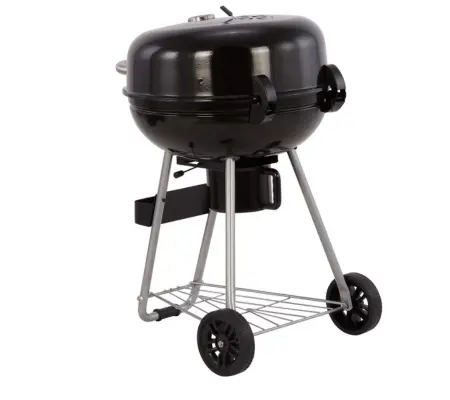 Master Forge 22.17-in W Black Porcelain Coated Kettle Charcoal Grill sides