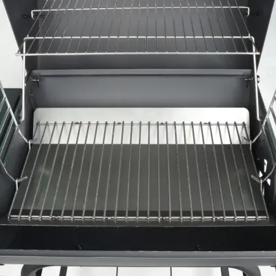 Master Forge 23.9-in W Black Powder Coated Barrel Charcoal Grill cooking