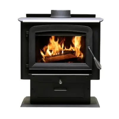 Master Forge 2500-sq ft Heating Area Firewood and Fire Logs Wood Stove pellet