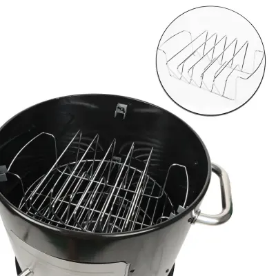 Master Forge 564-Sq in Black Vertical Charcoal Smoker part