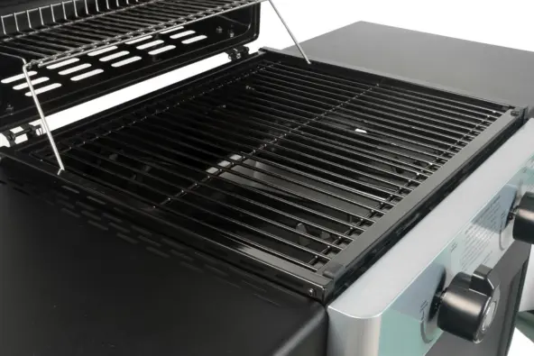 Master Forge Black Enamel 2-Burner Liquid Propane Gas Grill