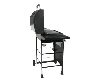 Master Forge Black and SilverPorcelain and Stainless Steel 3-Burner Gas Grill