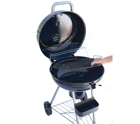 Master Forge Porcelain Coated Kettle Charcoal Grill