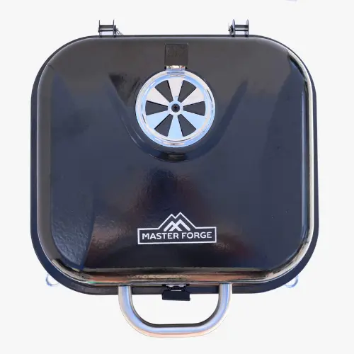 Master Forge 206-Sq in Black Porcelain Coated Portable Charcoal Grill Top
