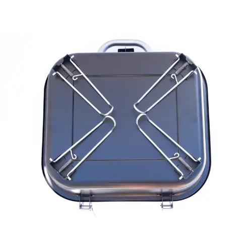 Master Forge 206-Sq in Black Porcelain Coated Portable Charcoal Grill legs