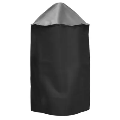 Master Forge Universal Fit 27.5-in W x 35-in H Black Vertical Smoker Cover